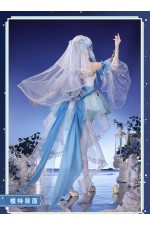 1/3 Delusion Genshin Impact Kamisato Ayaka White Dress Outfit Cosplay Costume